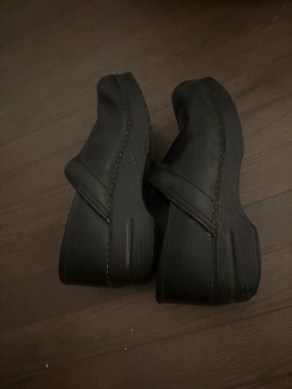 Black Slip-On Clogs dansko
